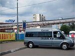 Бесплатный автобус Genser в пункт аренды автомобилей АрендаАвто-фрв на ул.Добролюбова